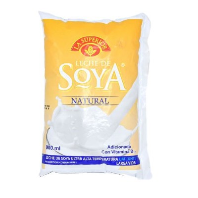 LECHE DE SOYA NATURAL LA SUPERIOR